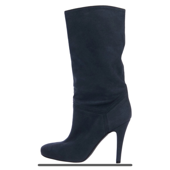 Stella McCartney Vegan Suede Mid-Calf Boots